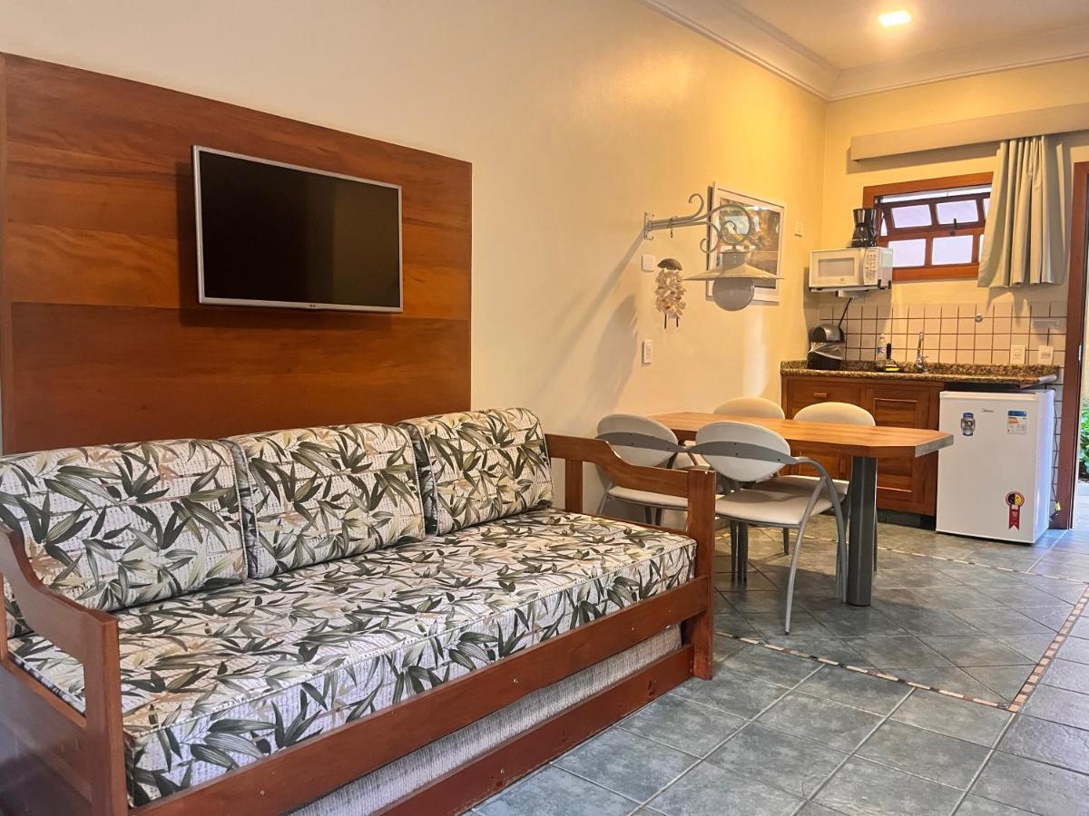 Suite 1108 em Flat frente ao mar Ilhabela Exterior foto