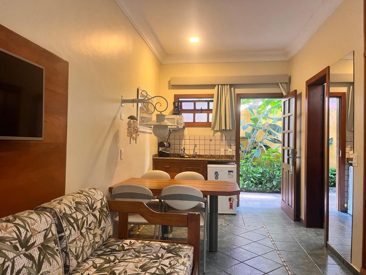 Suite 1108 em Flat frente ao mar Ilhabela Exterior foto