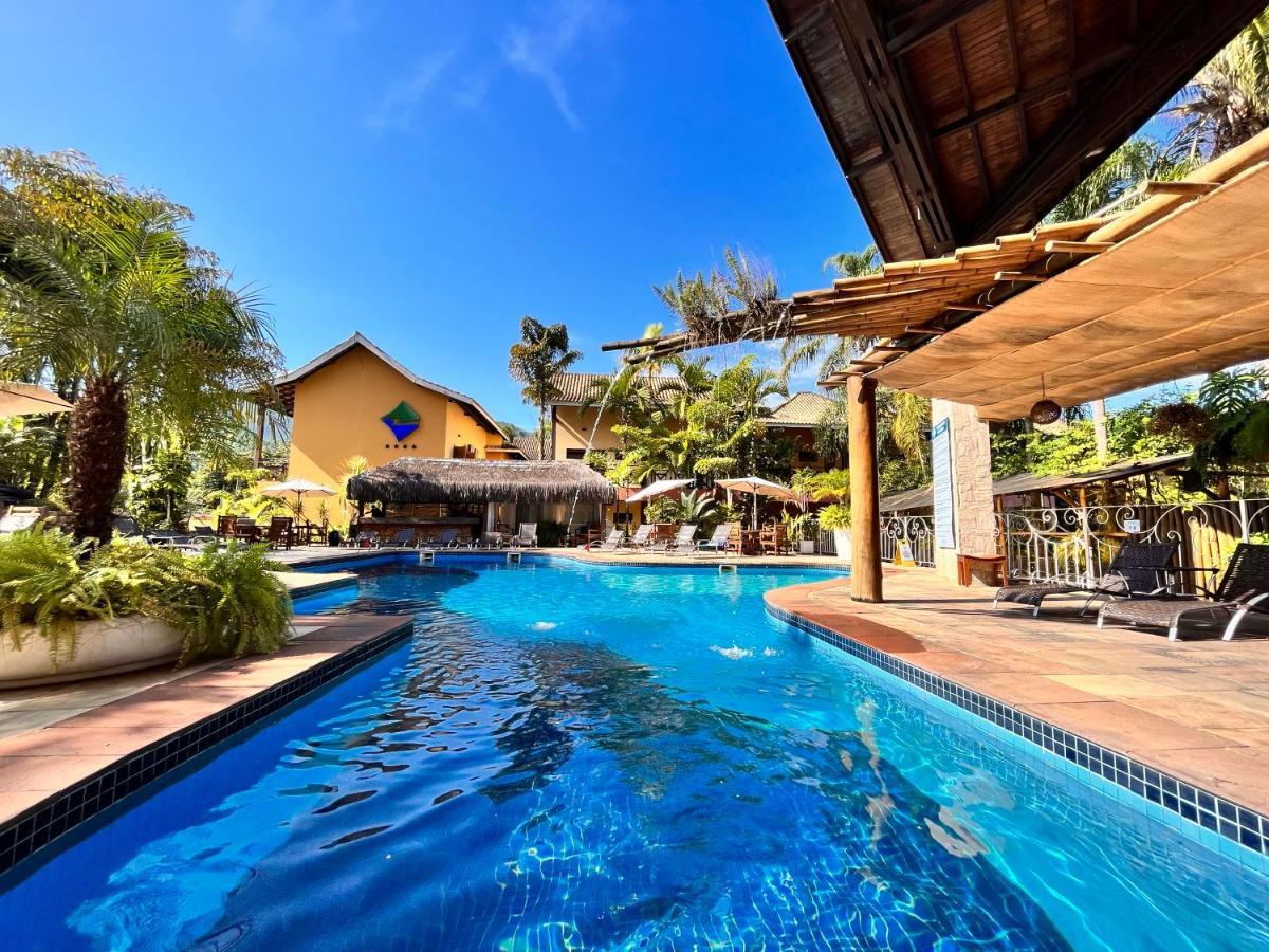 Suite 1108 em Flat frente ao mar Ilhabela Exterior foto