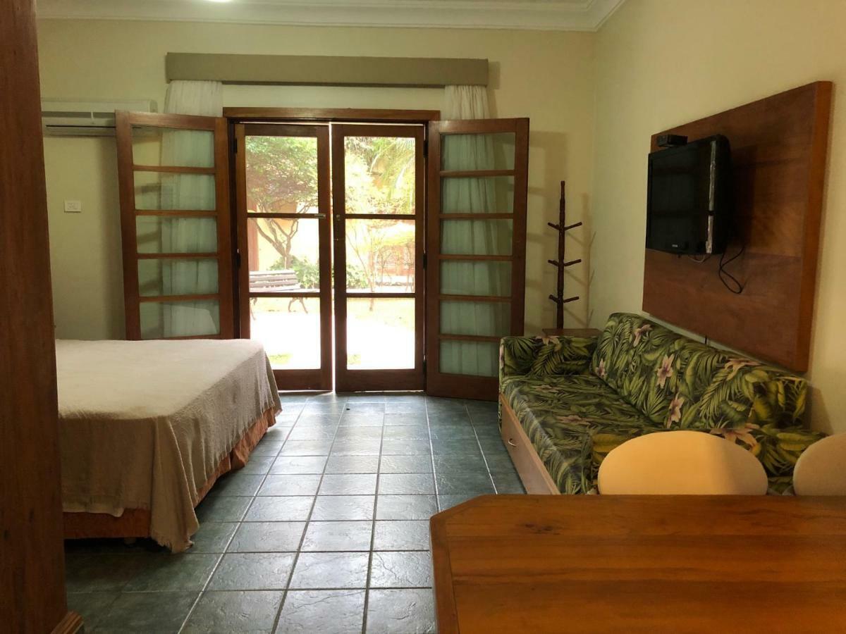 Suite 1108 em Flat frente ao mar Ilhabela Exterior foto