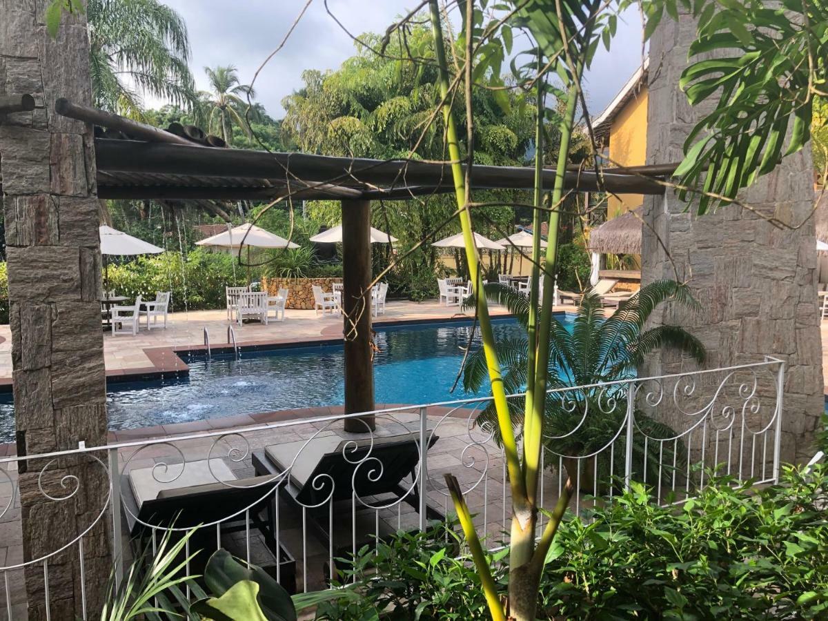 Suite 1108 em Flat frente ao mar Ilhabela Exterior foto